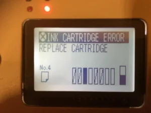 رفع ارور کارتریج پرینتر اپسون